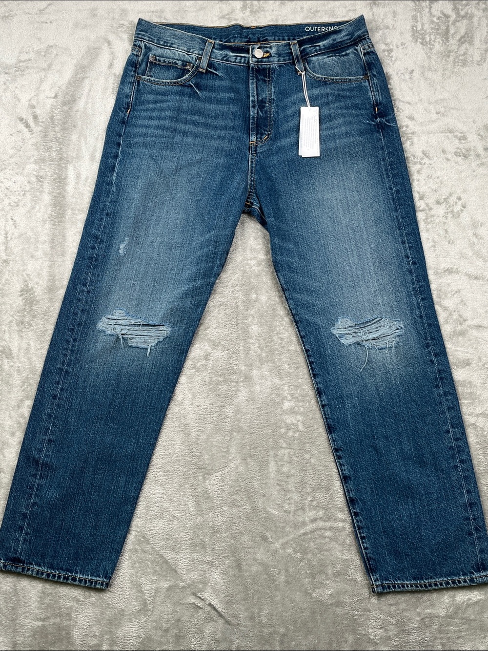 NEW Outerknown 31, Fillmore Boyfriend Denim Jeans USA